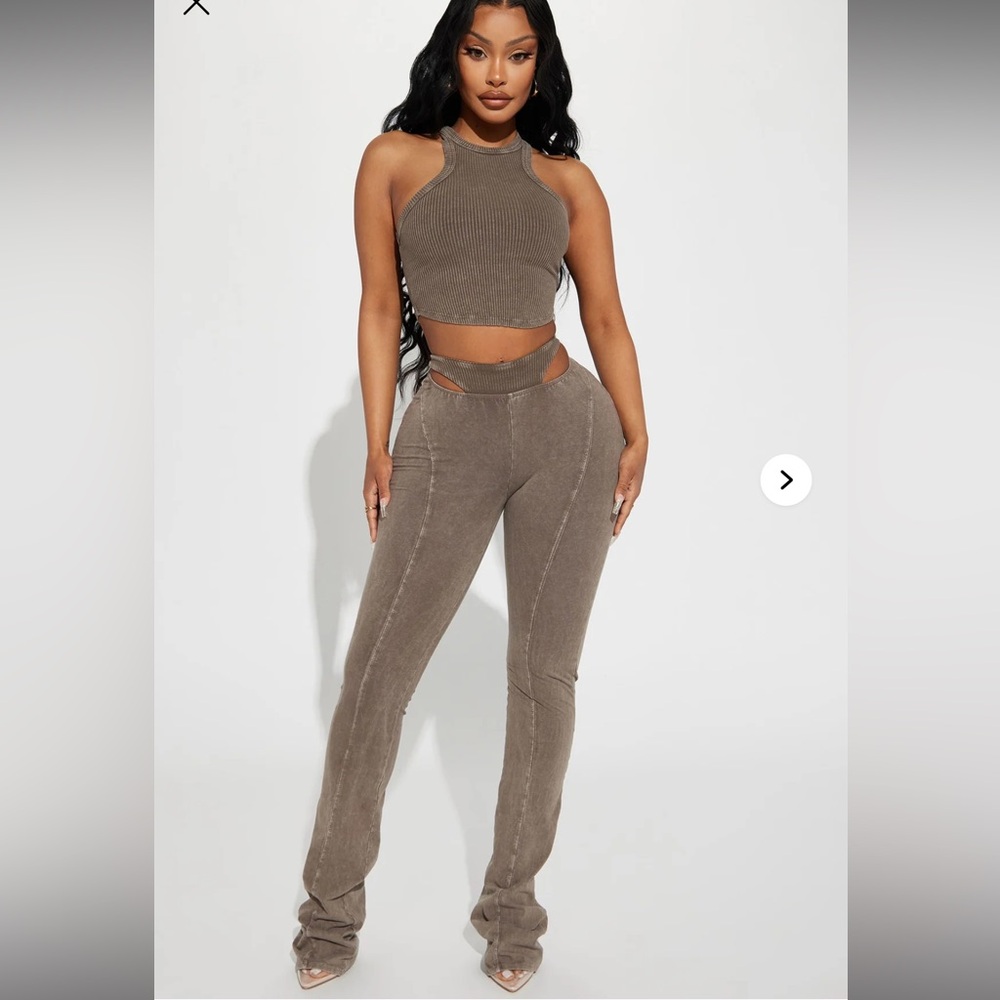 Pixie Mineral Wash Pant Set